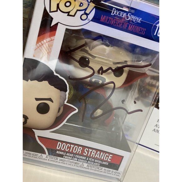 SAM RAIMI Signed Funko POP Doctor Strange 1000 Autographed With COA - Picture 3 of 7